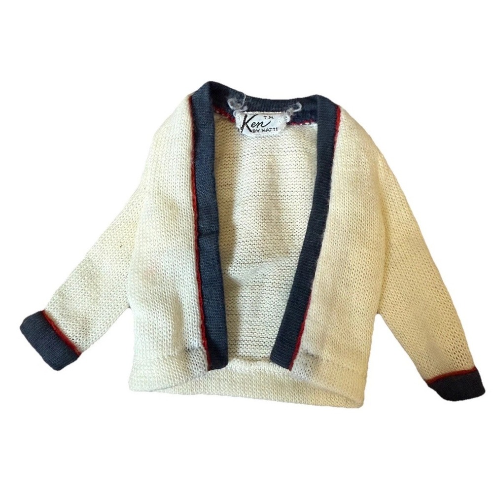 Mattel Vintage Ken Cardigan Sweater 1962 Time for Tennis #790